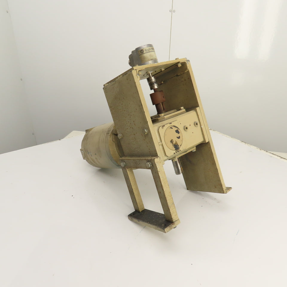Dayton 4Z010D 30:1 Ratio 1HP Vertical Gear Motor 230/460V 3PH 58RPM W/ Encoder