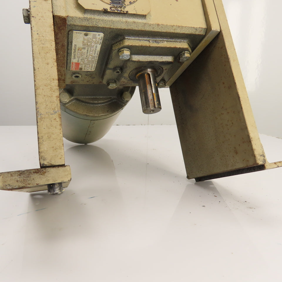 Dayton 4Z010D 30:1 Ratio 1HP Vertical Gear Motor 230/460V 3PH 58RPM W/ Encoder