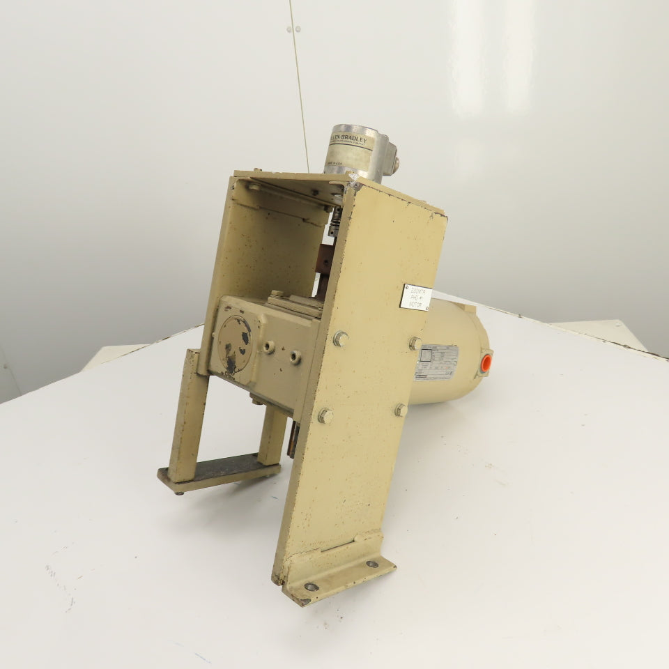 Dayton 4Z010D 30:1 Ratio 1HP Vertical Gear Motor 230/460V 3PH 58RPM W/ Encoder