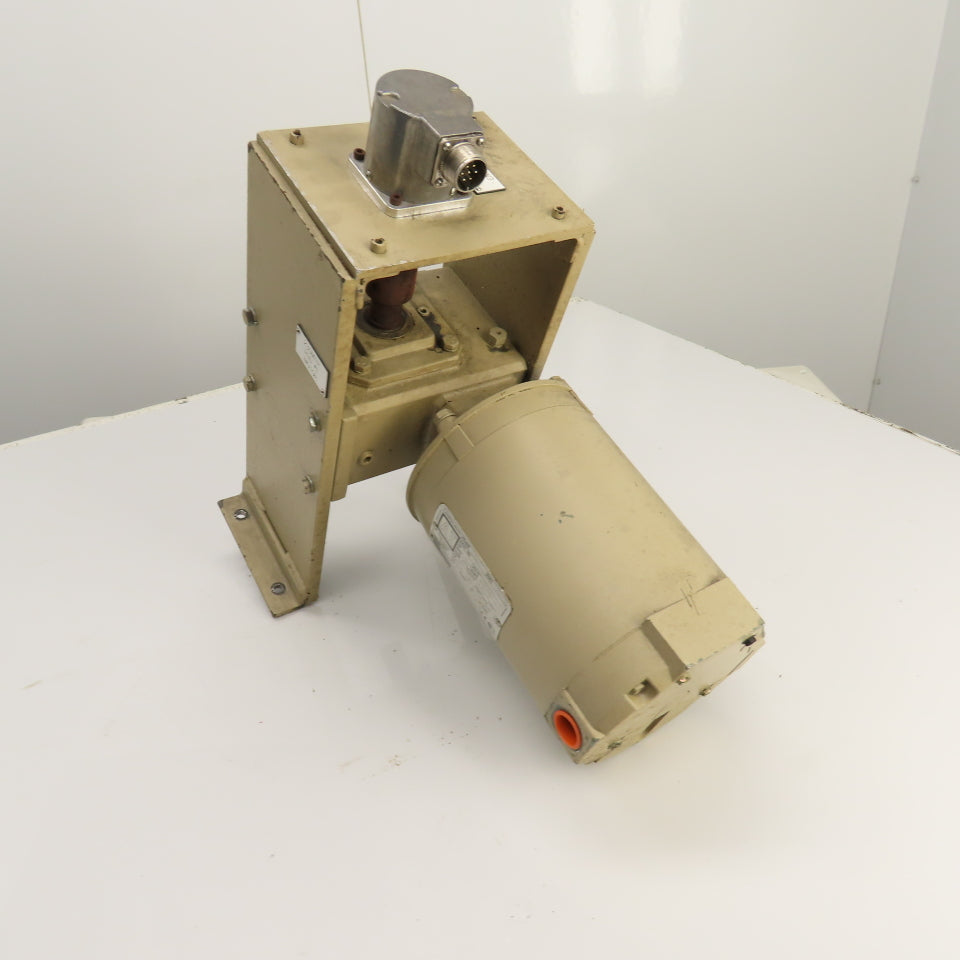 Dayton 4Z010D 30:1 Ratio 1HP Vertical Gear Motor 230/460V 3PH 58RPM W/ Encoder