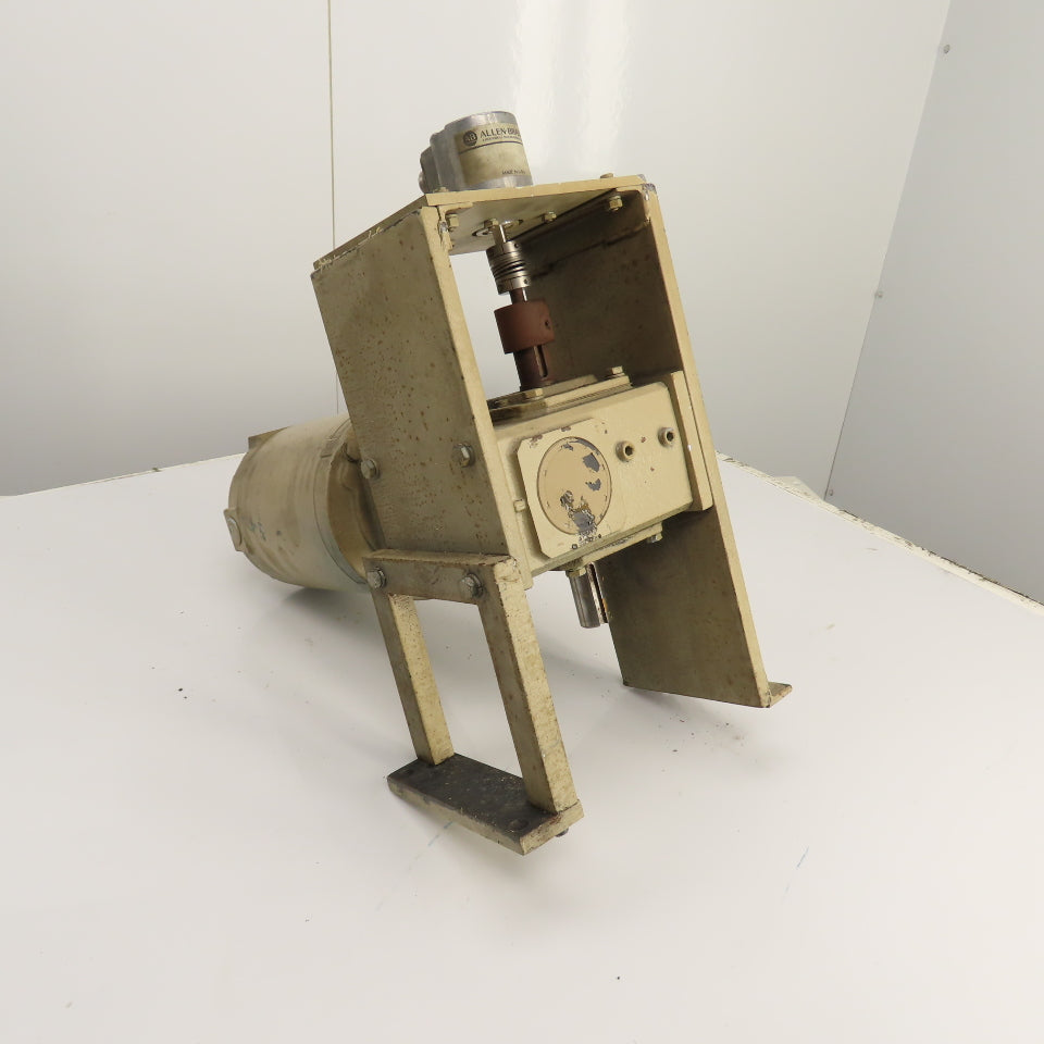 Dayton 4Z010D 30:1 Ratio 1HP Vertical Gear Motor 230/460V 3PH 58RPM W/ Encoder