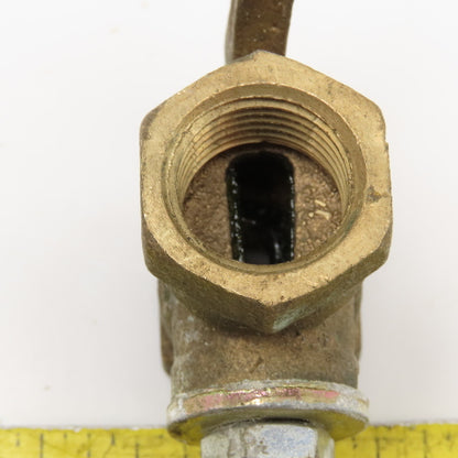 1/2" NPT Bronze Gas Cock Shut Off Valve