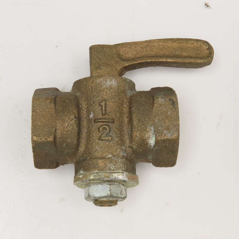 1/2" NPT Bronze Gas Cock Shut Off Valve