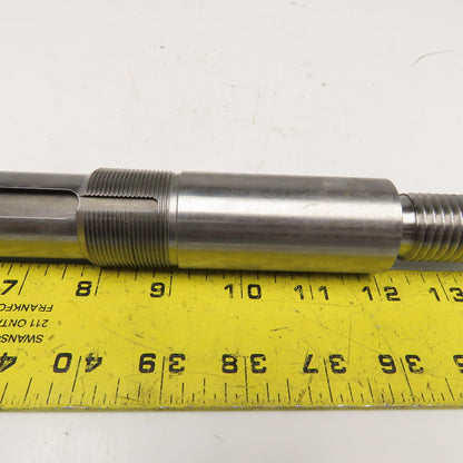 1-3/8" Pump Blower Fan Shaft 1"-8 Left Hand Thread 13-7/8" OAL See Info