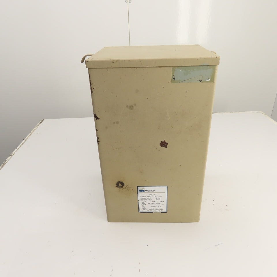Hevi-Duty HS5F7.5AS 7.5kVA Single Phase Transformer Pri 240/480 Sec 120/240V 1PH