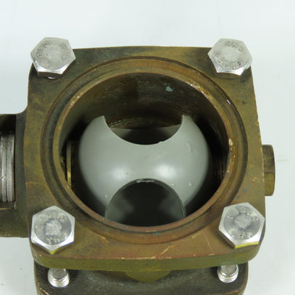 Elkhart Brass Unibody Apparatus Brass Ball Valve 1"