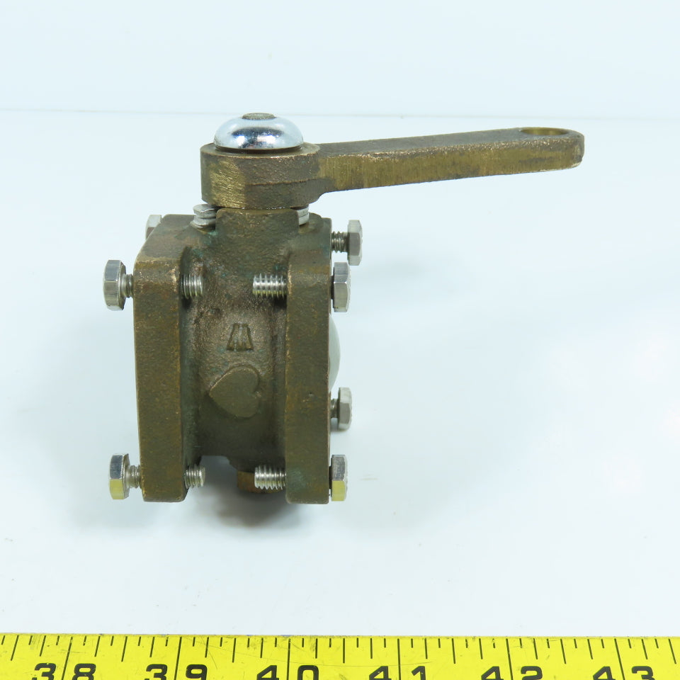 Elkhart Brass Unibody Apparatus Brass Ball Valve 1"