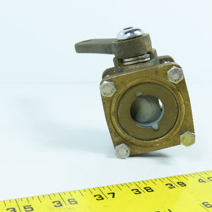 Elkhart Brass Unibody Apparatus Brass Ball Valve 1"