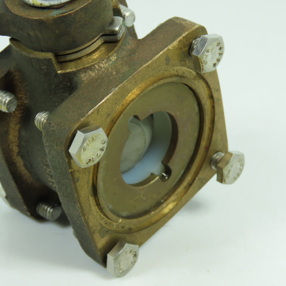 Elkhart Brass Unibody Apparatus Brass Ball Valve 1"