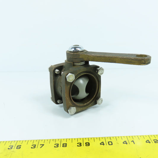 Elkhart Brass Unibody Apparatus Brass Ball Valve 1"