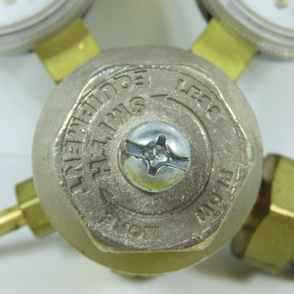 Smith H1960-580 Single Stage Gas Pressure Regulator W/ Gauges 3000PSIG Max In