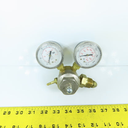 Smith H1960-580 Single Stage Gas Pressure Regulator W/ Gauges 3000PSIG Max In