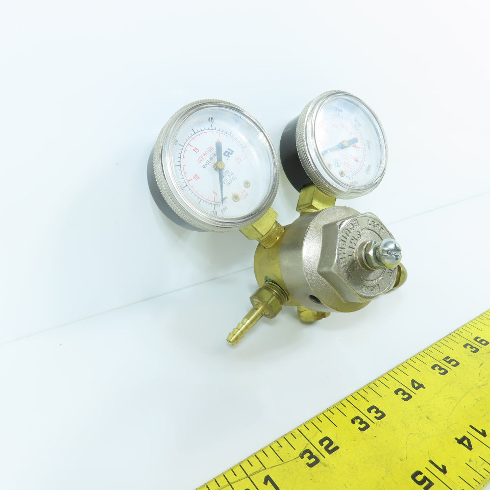 Smith H1960-580 Single Stage Gas Pressure Regulator W/ Gauges 3000PSIG Max In