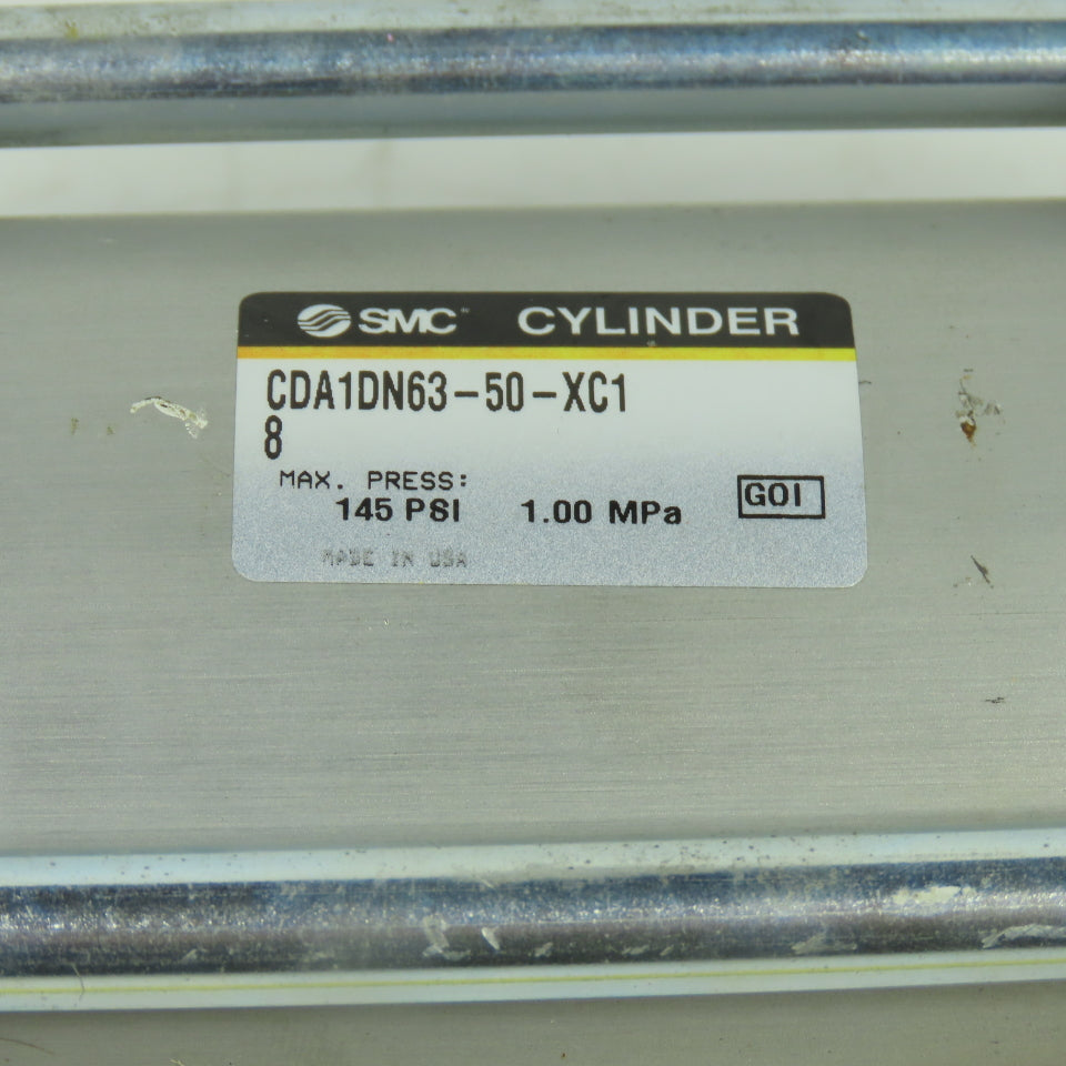 SMC CDA1DN63-50-XC1 Double Acting Pneumatic Cylinder 70mm Bore 50mm Stroke