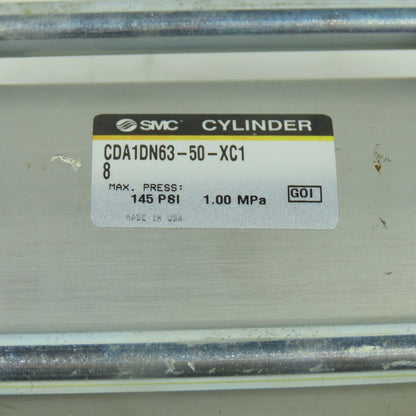 SMC CDA1DN63-50-XC1 Double Acting Pneumatic Cylinder 70mm Bore 50mm Stroke