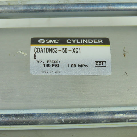 SMC CDA1DN63-50-XC1 Double Acting Pneumatic Cylinder 70mm Bore 50mm Stroke