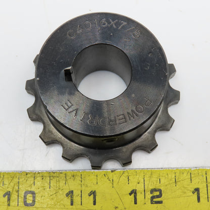Power Drive C4016X7/8 7/8" Bore Chain Coupling Sprocket