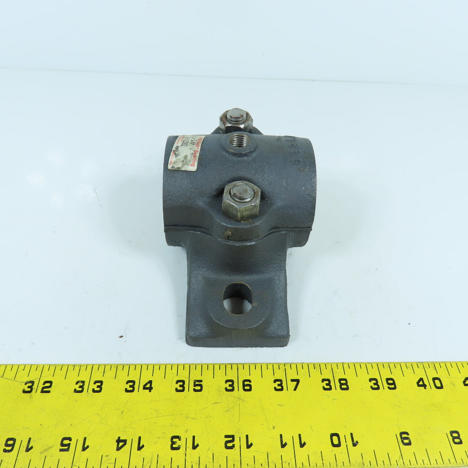 Link Belt 2-1228Z 2-Bolt 1-3/4" Pillow Block Bronze Sleeve Bearing Split Joint