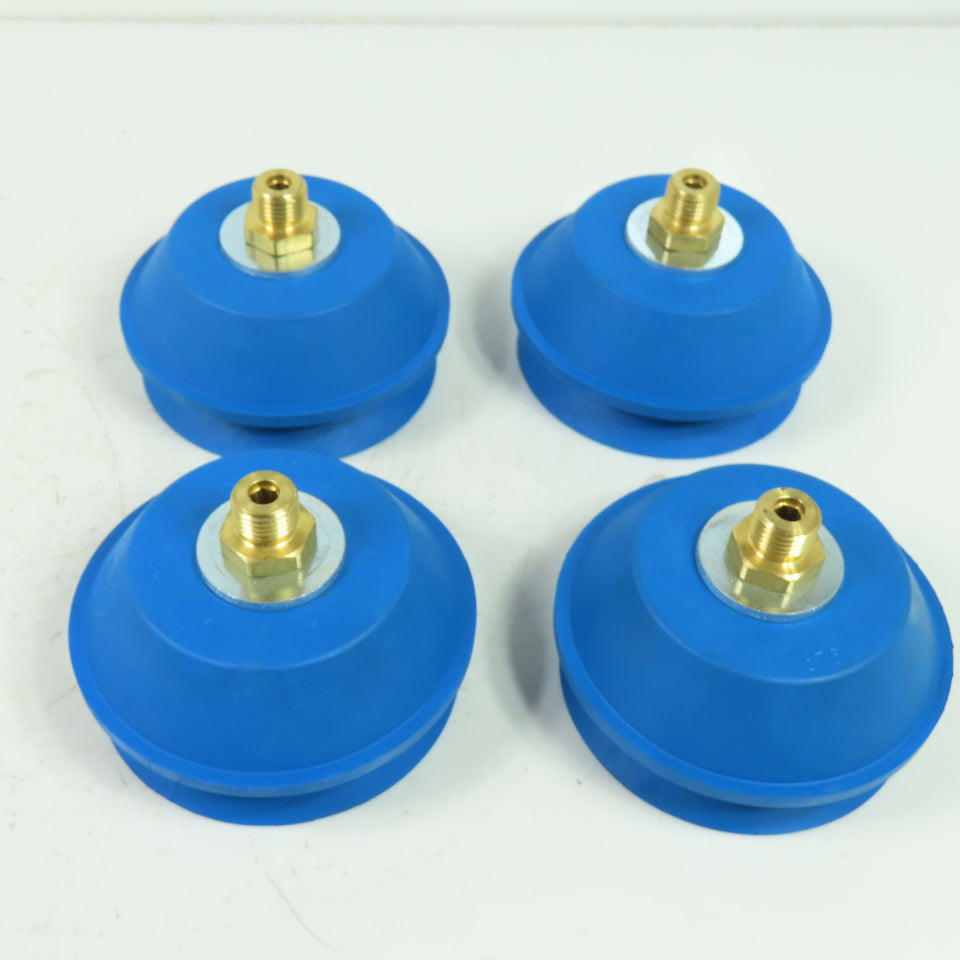 VS2-75-P4 Polyurethane Vacuum Cup W/ Adapter Lot Of 4
