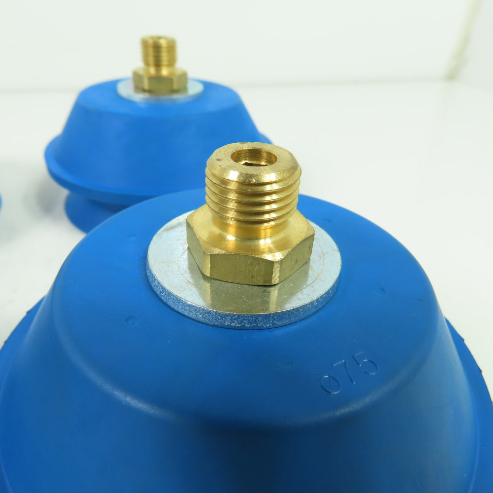 VS2-75-P4 Polyurethane Vacuum Cup W/ Adapter Lot Of 4