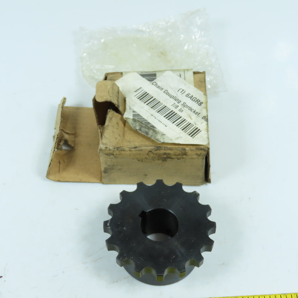 Powerdrive C4016X7/8 6AGR8 Fixed 7/8" Bore Chain Coupling Sprocket 16 Teeth