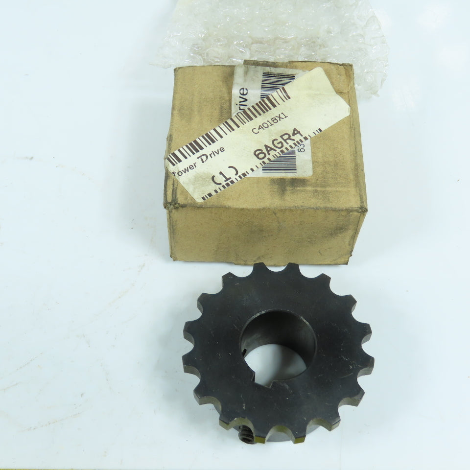 Power Drive C4016X1 6AGR4 Fixed 1" Bore Chain Coupling Sprocket 16 Teeth