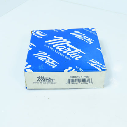 Martin 50BS16 1 7/16 Roller Chain Coupling Sprocket 16 Teeth 1-7/16" Bore NEW