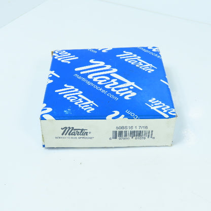 Martin 50BS16 1 7/16 Roller Chain Coupling Sprocket 16 Teeth 1-7/16" Bore NEW