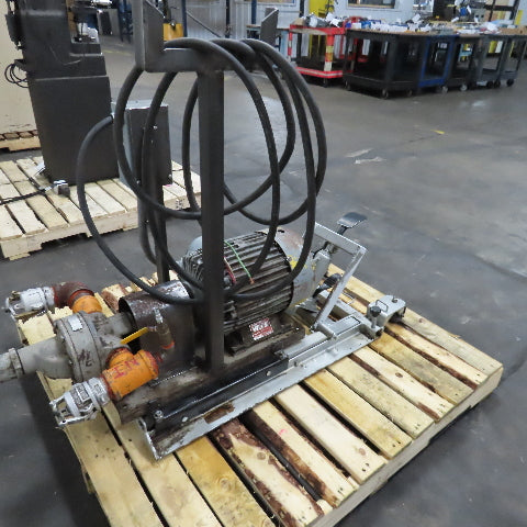 Worthington 5GAUM 3Hp 460V 3Ph Hydraulic Gear Pump On Lift