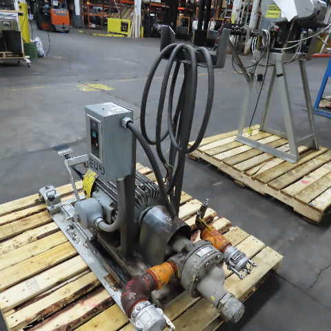 Worthington 5GAUM 3Hp 460V 3Ph Hydraulic Gear Pump On Lift