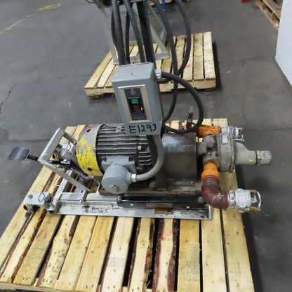 Worthington 5GAUM 3Hp 460V 3Ph Hydraulic Gear Pump On Lift