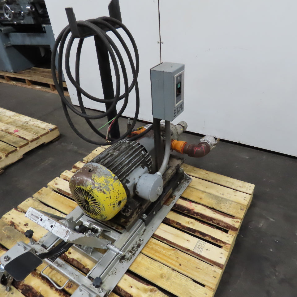 Worthington 5GAUM 3Hp 460V 3Ph Hydraulic Gear Pump On Lift