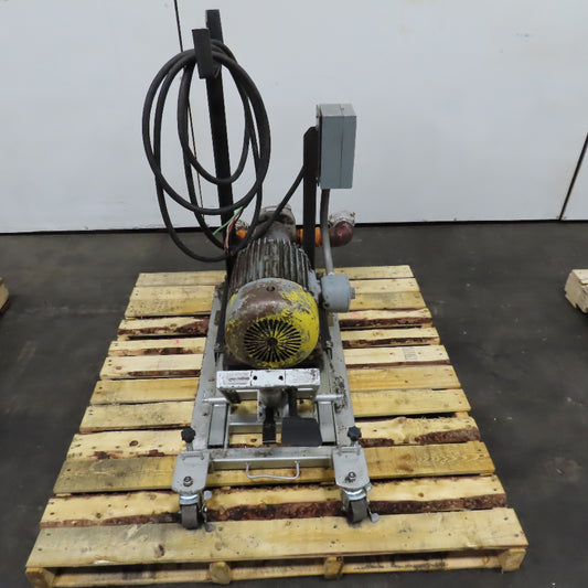 Worthington 5GAUM 3Hp 460V 3Ph Hydraulic Gear Pump On Lift