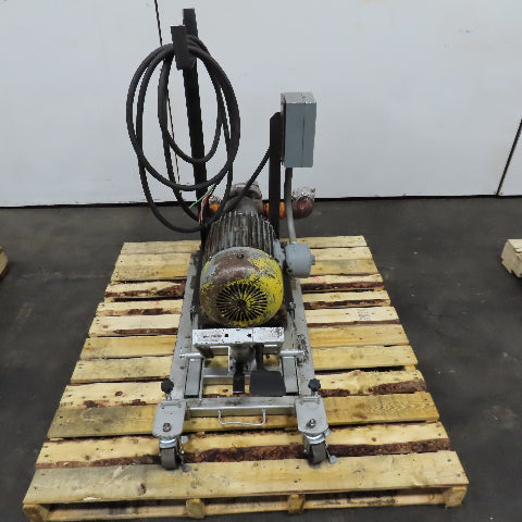 Worthington 5GAUM 3Hp 460V 3Ph Hydraulic Gear Pump On Lift