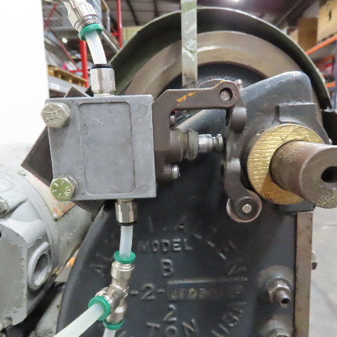 Alva Allen B-2 2 Ton Mechanical Punch Press Wire Cutter Modification Air-Feed A2