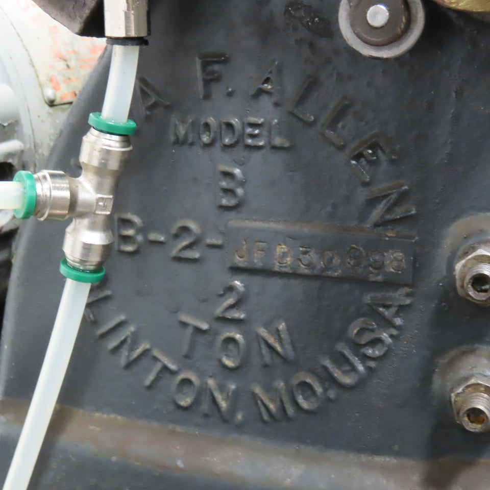 Alva Allen B-2 2 Ton Mechanical Punch Press Wire Cutter Modification Air-Feed A2