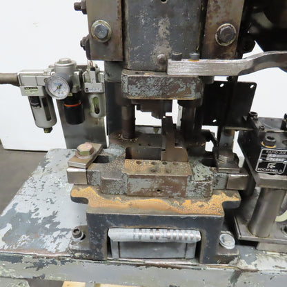 Alva Allen B-2 2 Ton Mechanical Punch Press Wire Cutter Modification Air-Feed A2
