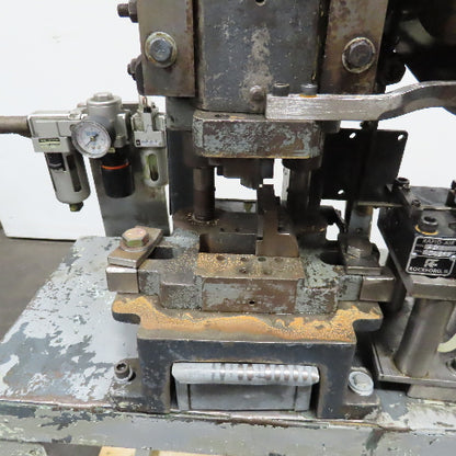Alva Allen B-2 2 Ton Mechanical Punch Press Wire Cutter Modification Air-Feed A2