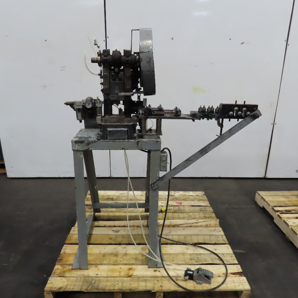 Alva Allen B-2 2 Ton Mechanical Punch Press Wire Cutter Modification Air-Feed A2