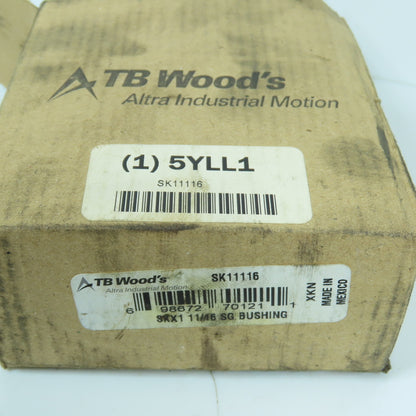TB Woods SK11116 5YLL1 Quick Detachable Bushing SK 1-11/16" Bore