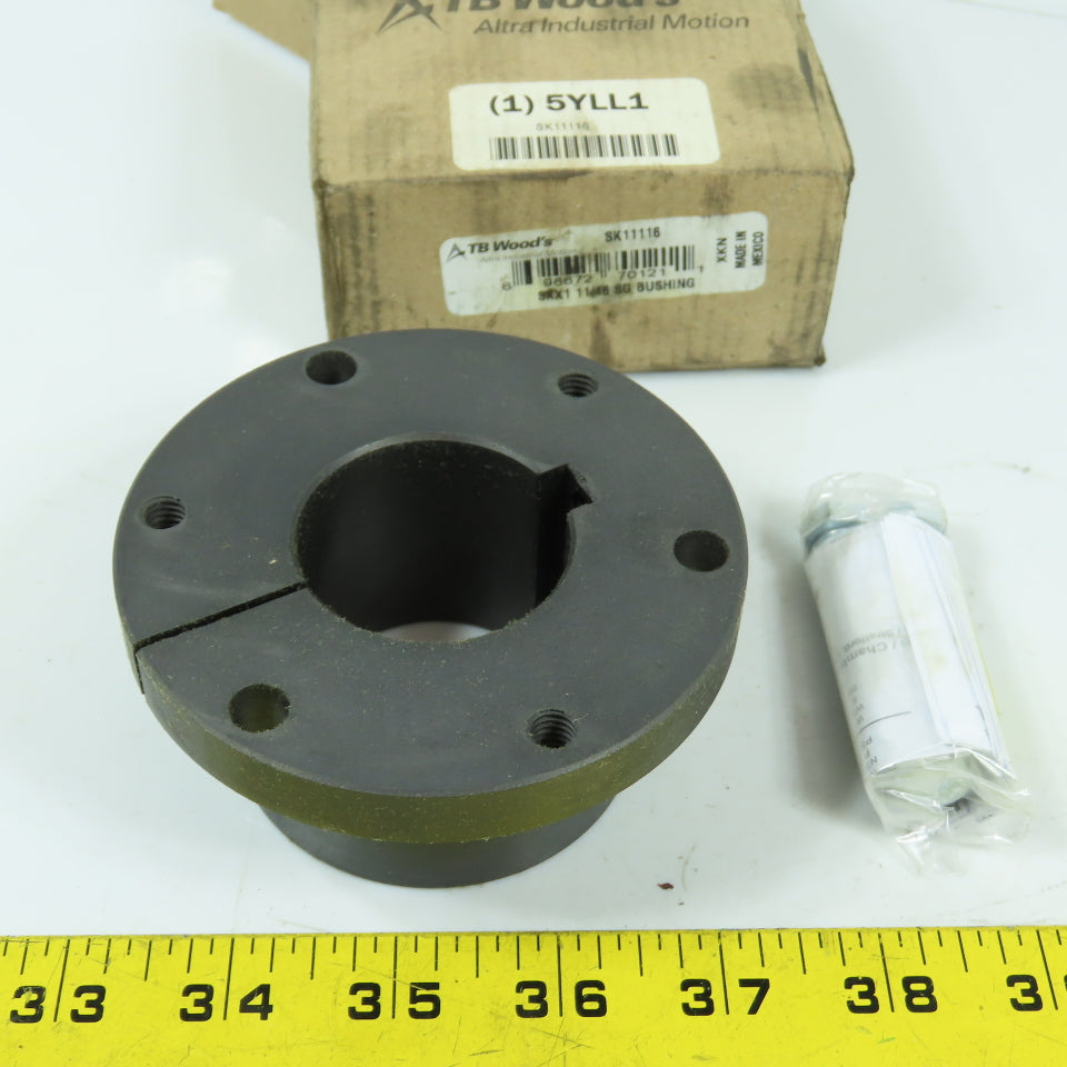 TB Woods SK11116 5YLL1 Quick Detachable Bushing SK 1-11/16" Bore