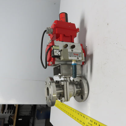 FlowTek 92-0930-113A0-532 Style Pneumatic 1-1/2" Stainless Valve Actuator 140PSI
