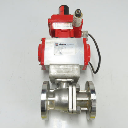 FlowTek 92-0930-113A0-532 Style Pneumatic 1-1/2" Stainless Valve Actuator 140PSI