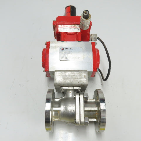 FlowTek 92-0930-113A0-532 Style Pneumatic 1-1/2" Stainless Valve Actuator 140PSI