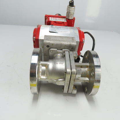 FlowTek 92-0930-113A0-532 Style Pneumatic 1-1/2" Stainless Valve Actuator 140PSI