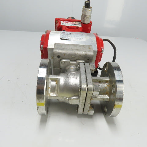 FlowTek 92-0930-113A0-532 Style Pneumatic 1-1/2" Stainless Valve Actuator 140PSI