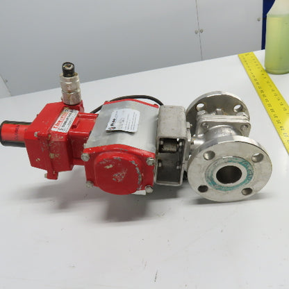 FlowTek 92-0930-113A0-532 Style Pneumatic 1-1/2" Stainless Valve Actuator 140PSI