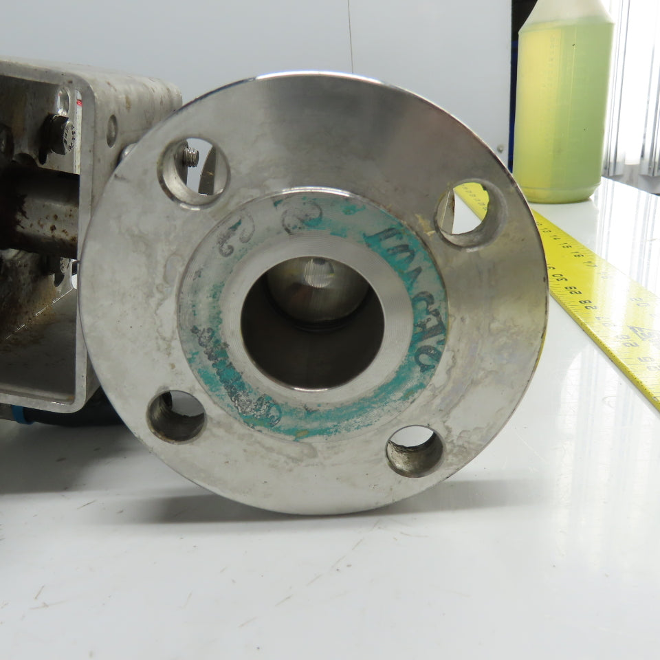 FlowTek 92-0930-113A0-532 Style Pneumatic 1-1/2" Stainless Valve Actuator 140PSI