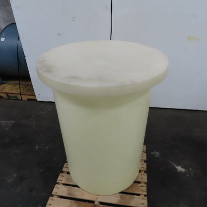 Chemtainer 400 Liter 100 Gallon Poly Chemical Storage Container W/ Lid 32" x 44"
