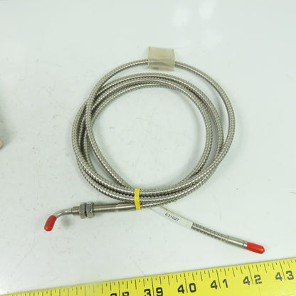 IFM Effector E21027 Thru-Beam Fiber Optic Cable Sensor